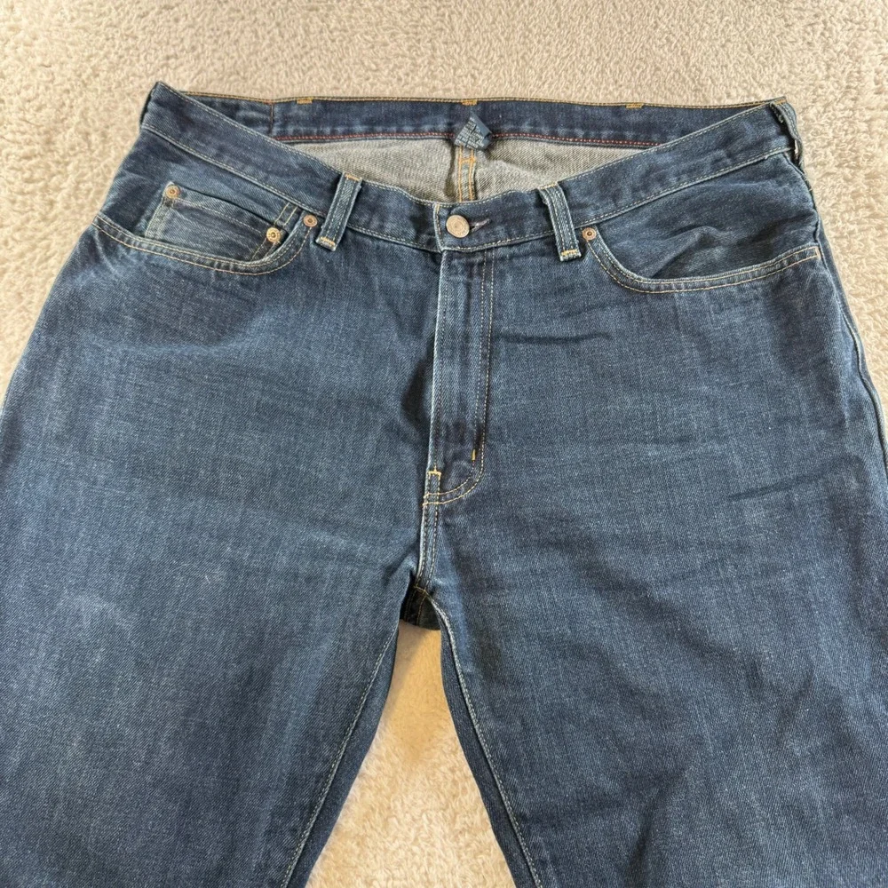 Vintage Polo Ralph Lauren Jeans Mens 36x32 Blue Denim Classic Fit Preppy Casual